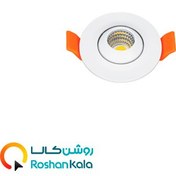 تصویر چراغ چشمی متحرک 3 وات COB دایره ای پارس شعاع توس Pars Shua Toss 3 watt COB moving eye light