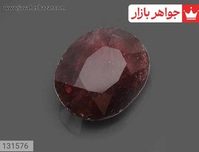 تصویر نگین یاقوت آفریقایی قرمز خوشرنگ کد 131576 