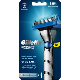 تصویر دسته تیغ اصلاح ژیلت مدل MATCH3 TURBO 