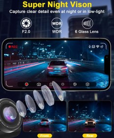 تصویر دوربین خودرو برند DISCOVERY با کیفیت ULTRA HD 4K 