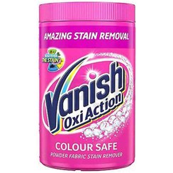 تصویر پودر لکه بر لباس انگلیسی ونیش Vanish Oxi Action مخصوص لباس های رنگی 1000 گرم 