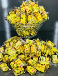 تصویر گز پسته ای زعفرانی 28% – فله ای 