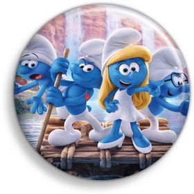 تصویر پیکسل ابیگل طرح اسمورف‌ ها مدل Smurfs کد 006 
