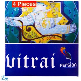 تصویر رنگ ویترای 6+3 رنگ پرشین Persian stained glass color 6+3 pieces