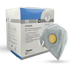 تصویر ماسک سوپاپ دار سیلاو مدل SILAV FFP2 - N95 