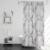 تصویر پرده حمام پیسو مدل BZ-37 سایز 180×200 سانتی متر | مشکی | 