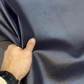 تصویر چرم بزی سوپر سرمه ای(BS-18) 