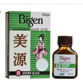 تصویر تتو ابرو بیگن تتو ابرو bigenاصلی رنگ مشکی brown black اصلی 