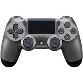 تصویر دسته بازی سونی نوک مدادی PS4 Dualshock 4 Sony PS4 Dualshock 4 Steel Black