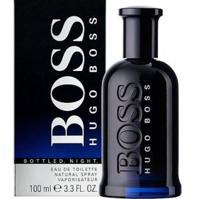 تصویر ادوتویلت مردانه Bottled Night حجم 100میل هوگو باس Hugo Boss Bottled Night Eau De Toilette For Men 100ml