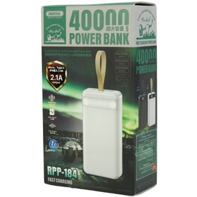 تصویر پاوربانک ریمکس REMAX مدل RPP-184 ظرفیت 40000 میلی آمپر Power bank 40000 Remax model RPP184