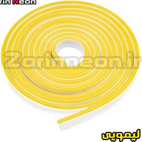 تصویر نئون فلکسی زرد لیمویی گلدن لایت golden light neon flexi 