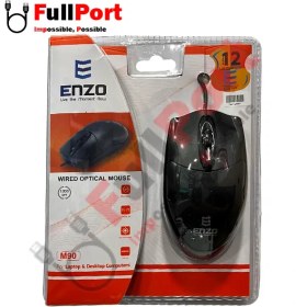 تصویر موس سیم دار انزو مدل M90 Mouse Wired USB ENZO M90