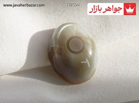 تصویر نگین عقیق باباقوری هندی بسیار زیبا کد 132594 