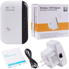 تصویر تقویت کننده و توسعه دهنده وای فای Wireless-N WiFi Repeater – 300Mbps Wireless – N Wifi Repeater More range for every WLAN Network