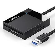 تصویر کارت حافظه USB 3.0 SD MICRO MS CF CARD READER 50 سانتی متر Ugreen 