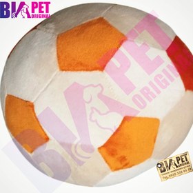 تصویر توپ چهل تیکه پارچه نانو - شیری نارنجی 