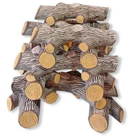 تصویر هیزم شومینه مدل درختی 