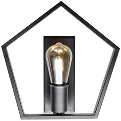 تصویر دیوار کوب فلزی 1 شعله مشبک افتخار مدل BAM2111w 