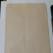 تصویر پاکت نخودی مناسب ارسال عکس ومدارک ابعاد 25 در17 درسه رنگ کرم کمرنگ و پررتگ وسفید Plain brown Envelope
