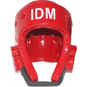 تصویر کلاه تکواندو IDM ATH سایز M ( قرمز ) 