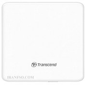 تصویر درایو لپ تاپ دی وی دی رایتر Transcend External سفید گارانتی آواژنگ 