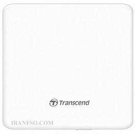 تصویر درایو لپ تاپ دی وی دی رایتر Transcend External سفید گارانتی آواژنگ 