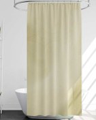 تصویر پرده حمام زرد پیسو Piso مدل BZ-35 سایز 180×200 سانتی متر 