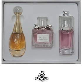 تصویر گیفت ست عطر های مینیاتوری دیور Dior miniature gift set پک سه عددی 