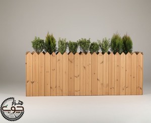 تصویر فلاور باکس چوبی مدل وِستا 
