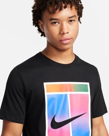 تصویر تیشرت تنیس مردانه نایک Nike Court Dri-FIT- مشکی 