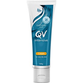 تصویر کرم مرطوب کننده کیووی مدل Intensive وزن 100 گرم QV Intensive Moisturizing Cream 100g