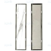 تصویر کفشور خطی سرامیک خور استیل دو حالته TD سایز 80x7 سارانیک 