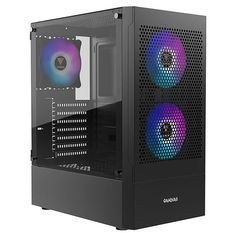 تصویر کیس کامپیوتر گیم دیاس Talos E3 Mesh RGB Mid Tower مشکی Gamdias Talos E3 Mesh RGB Mid Tower Black Computer Case