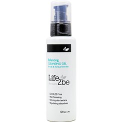 تصویر ژل شستشو لایف توبی مناسب پوست چرب و آکنه حجم 120 میل life 2be soothing cleansing gel for oily and acne prone skin 120ml