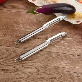 تصویر پوست کن استیل مدادی 