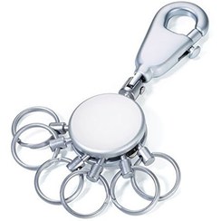 تصویر جاکلیدی ترویکا طرح چندحلقه TROIKA KeyChain multiring