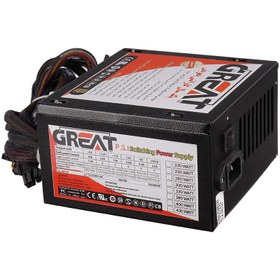 تصویر پاور فن بزرگ گریت Great GR430 Boronze 430W Great GR430 Boronze 430W Power Supply