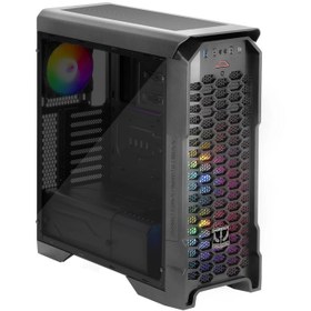 تصویر کیس گیمینگ گرین مدل CASE GAMING GREEN STRIKER FRGB 