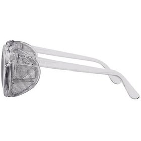 تصویر عینک ایمنی SG-1215 پن تایوان (فریم دار بقل توری) safety-glasses-SG-1215-TAIWAN