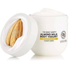 تصویر کرم بدن اورجینال برند The body shop مدل Almond Milk Body Yogurt 200ml کد 32252942 