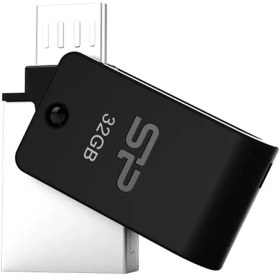تصویر فلش اوتیجی سیلیکون پاور مدل ایکس 21 با ظرفیت 8 گیگابایت ا Mobile X21 USB OTG Flash Drive 8GB Mobile X21 USB OTG Flash Drive 8GB