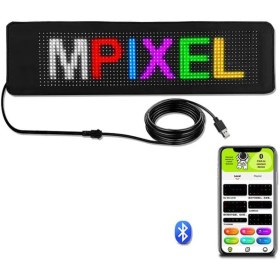 تصویر پنل منعطف LED برای خودرو Flexible LED Car Screen 