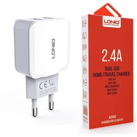 تصویر شارژر دیواری الدینیو مدل A2202 ا LDNIO A2202 Wall Charger LDNIO A2202 Wall Charger