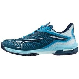 تصویر کفش تنیس آبی مردانه موج به جز تور 6 Mizuno 