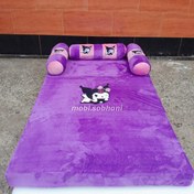 تصویر کاناپه تخت شو طرح کرومی 