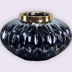 تصویر گلدان شیشه ای رومیزی رایان 