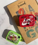 تصویر کاور ایرپاد نایک ایر جردن سری آرمور رنگ سبز و قرمز 