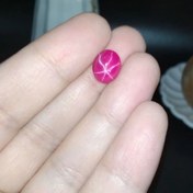 تصویر نگین یاقوت استار کد 7436 