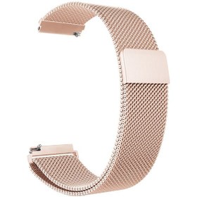 تصویر بند فلزی Milanese ساعت شیامی مناسب برای مدل Amazfit Bip سایز 20 میلی متر 